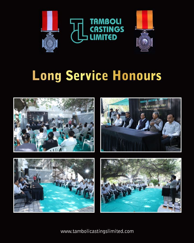 Tamboli Castings Limited Celebrates Legacy and Leadership at Long Service Honours.